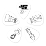 Набір медіаторів D’ADDARIO 1CWH2-10JS