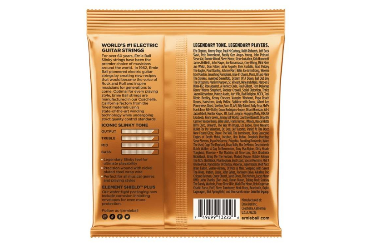 Струны для электрогитар ERNIE BALL 3222 Hybrid Slinky Nickel Wound 9/46