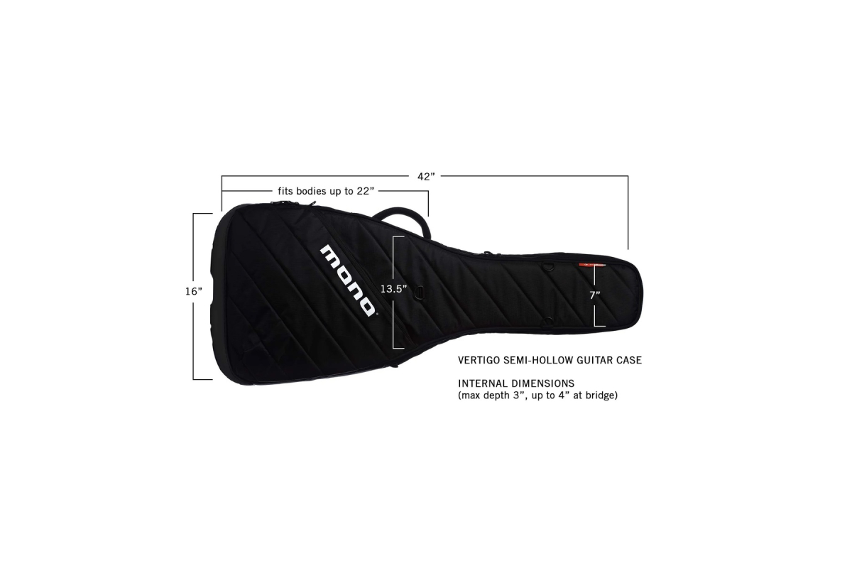 MONO M80-VHB-BLK Чехол для полуакустической гитары