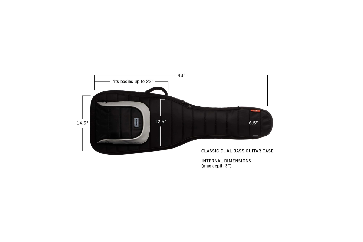 MONO M80-2B-BLK Чехол для бас-гитары
