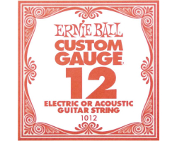 Струна для электрогитары ERNIE BALL 1012 Струна для электрогитары ERNIE BALL 1012