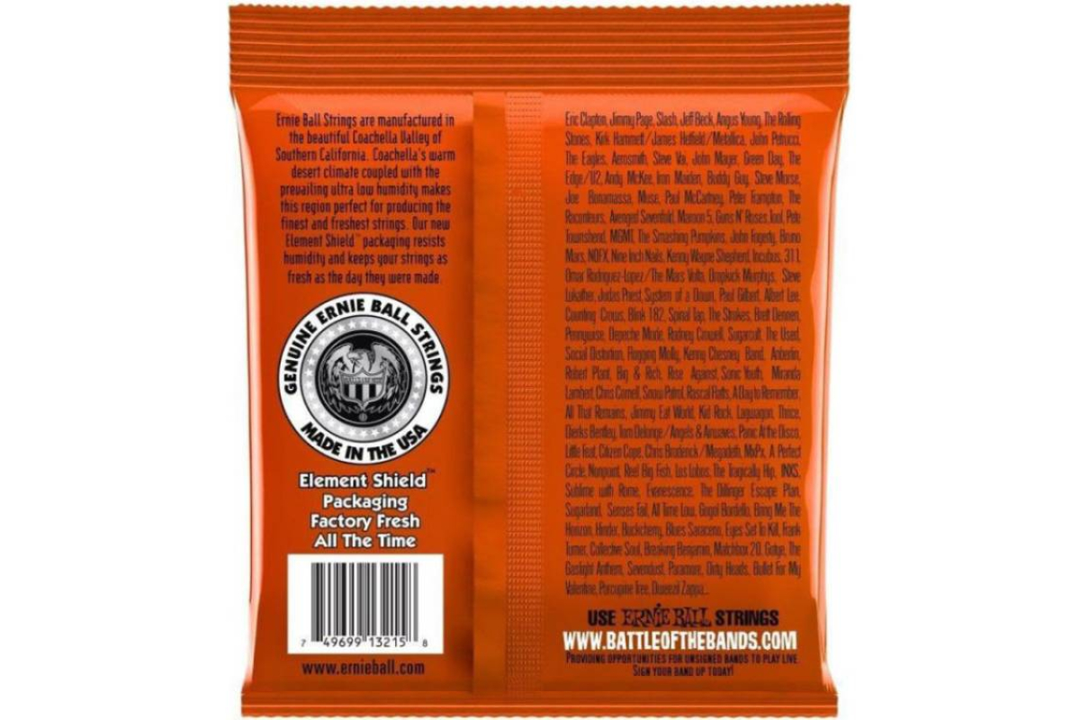 Струны для электрогитар ERNIE BALL 3215 Slinky Top Heavy Bottom Nickel Wound 10/52