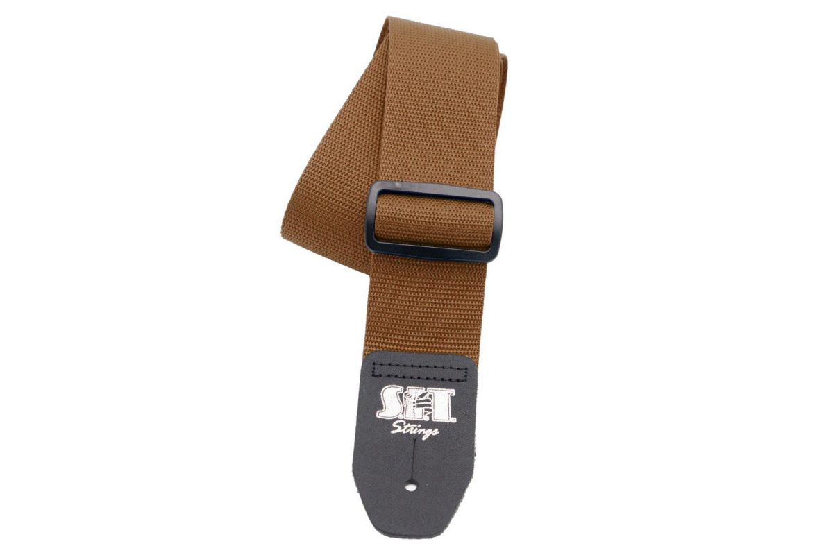Ремень гитарный SIT STRINGS 2″ GUITAR STRAP BROWN