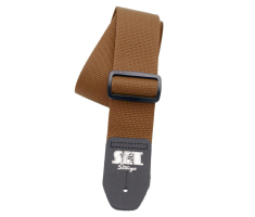 Ремень гитарный SIT STRINGS 2″ GUITAR STRAP BROWN