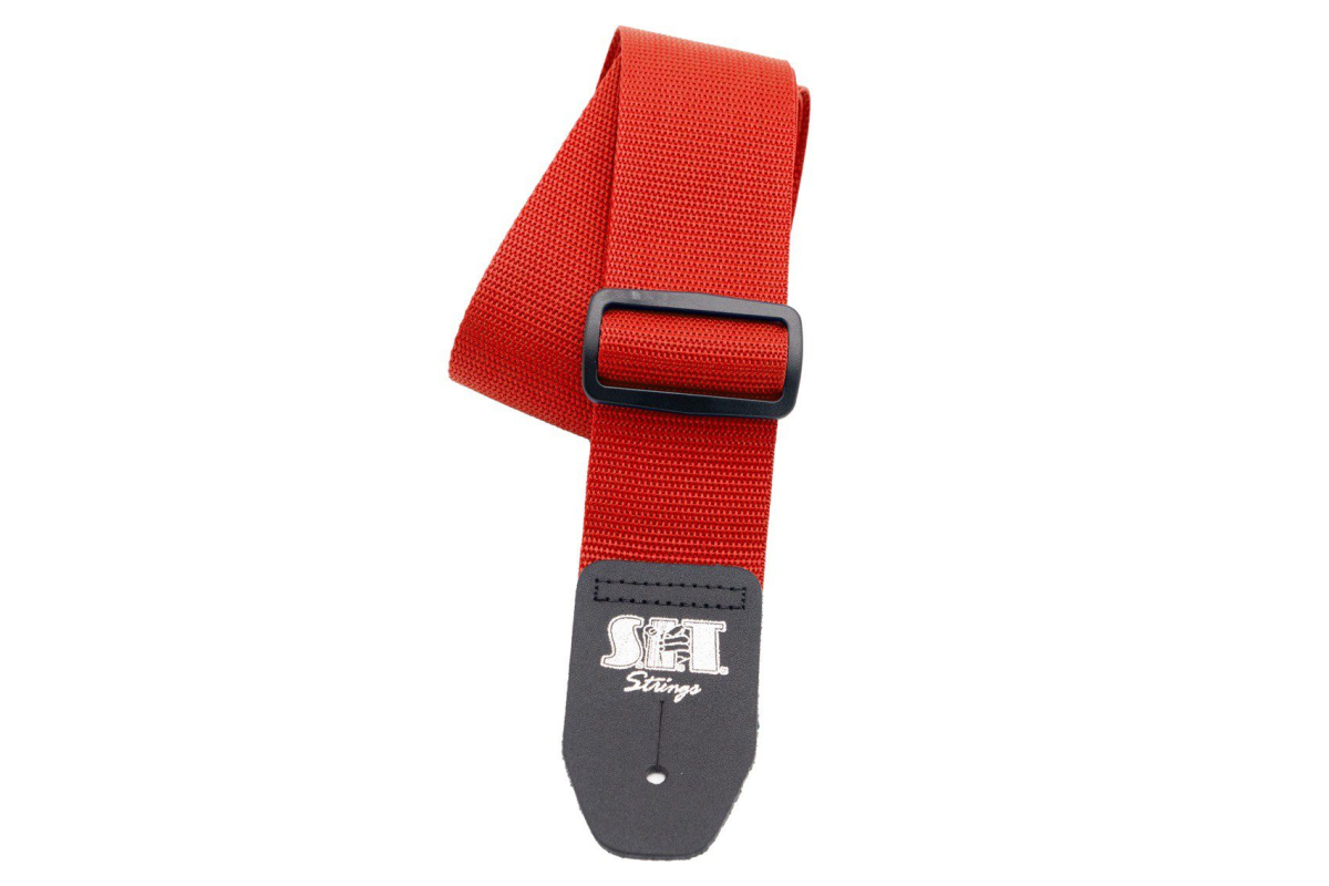 Ремень гитарный SIT STRINGS 2″ GUITAR STRAP RED