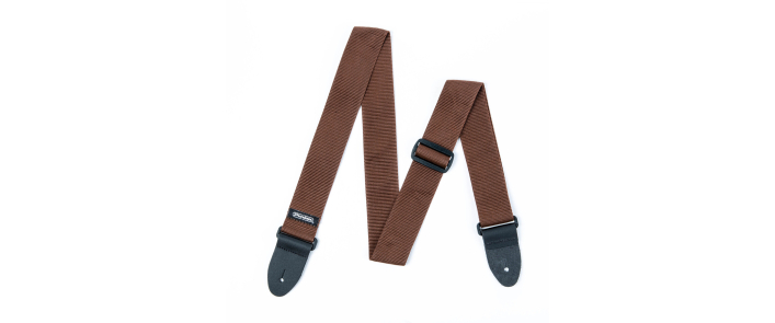 Ремень гитарный DUNLOP D07-01BR Poly Strap Brown