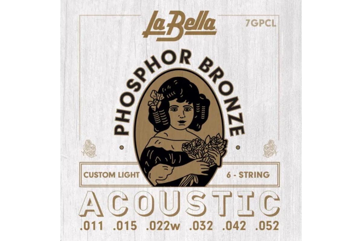 Струны для акустических гитар La Bella 7GPCL