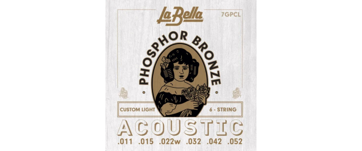 Струны для акустических гитар La Bella 7GPCL