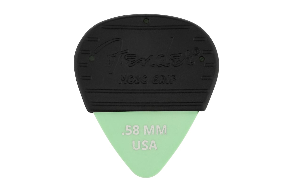 Набор медиаторов FENDER MOJO GRIP DURA-TONE 0.58 DELRIN PICKS - 3 PACK SURF GREEN