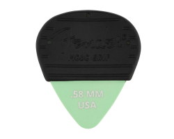 Набор медиаторов FENDER MOJO GRIP DURA-TONE 0.58 DELRIN PICKS - 3 PACK SURF GREEN