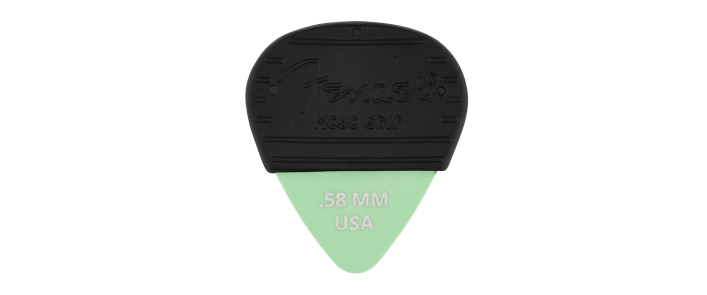 Набор медиаторов FENDER MOJO GRIP DURA-TONE 0.58 DELRIN PICKS - 3 PACK SURF GREEN