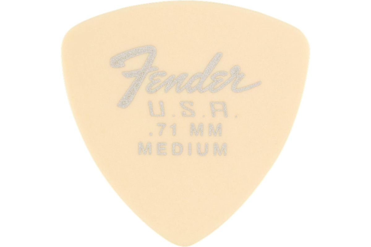 Набор медиаторов FENDER 346 SHAPE DURA-TONE 0.71 DELRIN PICKS OLYMPIC WHITE 12 PACK