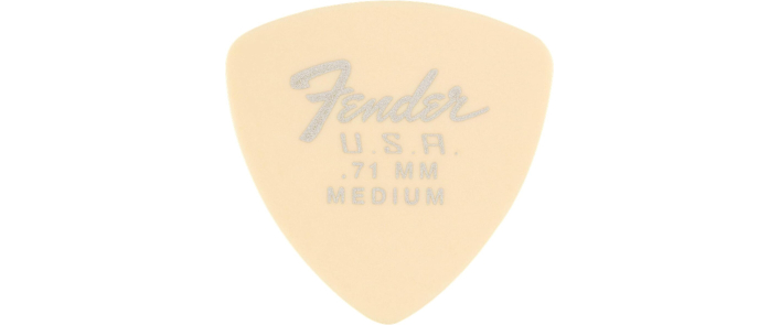 Набор медиаторов FENDER 346 SHAPE DURA-TONE 0.71 DELRIN PICKS OLYMPIC WHITE 12 PACK