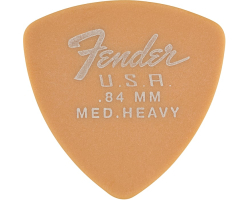 Набор медиаторов FENDER 346 SHAPE DURA-TONE 0.84 DELRIN PICKS BUTTERSCOTCH BLONDE 12 PACK