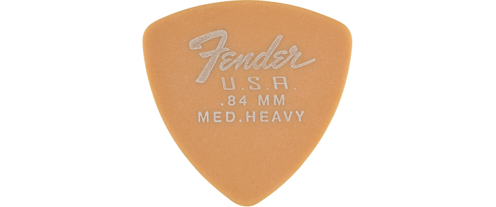 Набор медиаторов FENDER 346 SHAPE DURA-TONE 0.84 DELRIN PICKS BUTTERSCOTCH BLONDE 12 PACK