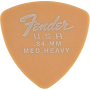 Набор медиаторов FENDER 346 SHAPE DURA-TONE 0.84 DELRIN PICKS BUTTERSCOTCH BLONDE 12 PACK