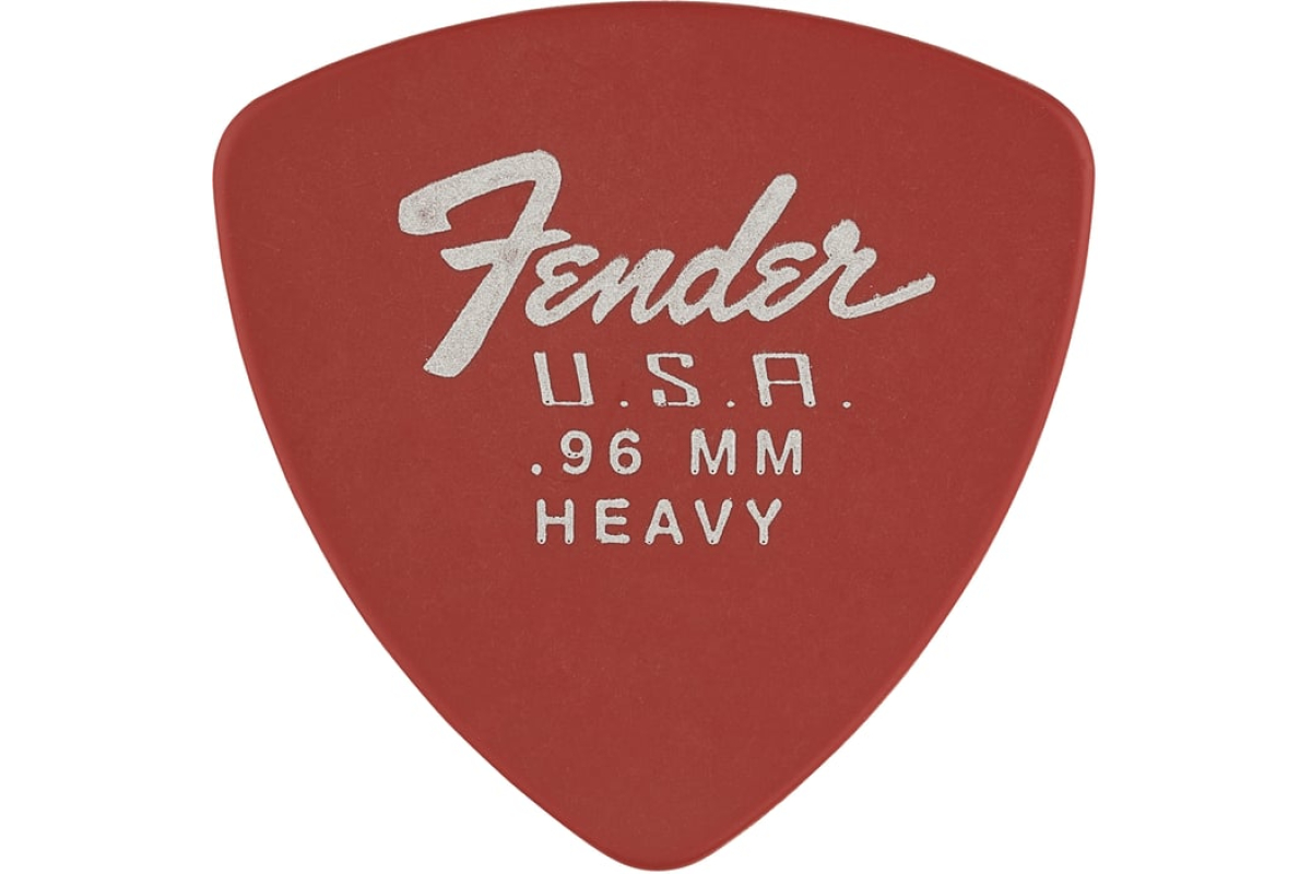 Набор медиаторов FENDER 346 SHAPE DURA-TONE 0.96 DELRIN PICKS FIESTA RED 12 PACK