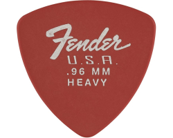 Набор медиаторов FENDER 346 SHAPE DURA-TONE 0.96 DELRIN PICKS FIESTA RED 12 PACK