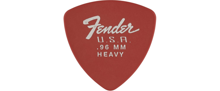 Набор медиаторов FENDER 346 SHAPE DURA-TONE 0.96 DELRIN PICKS FIESTA RED 12 PACK