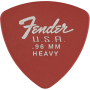 Набор медиаторов FENDER 346 SHAPE DURA-TONE 0.96 DELRIN PICKS FIESTA RED 12 PACK