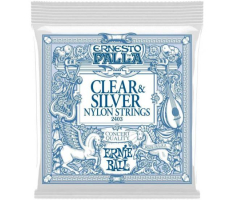 Струни для класичних гітар ERNIE BALL 2403 Ernesto Palla Nylon Clear Silver Classical Guitar Strings