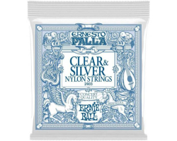 Струни для класичних гітар ERNIE BALL 2403 Ernesto Palla Nylon Clear Silver Classical Guitar Strings