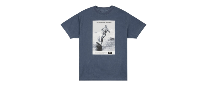 Футболка FENDER VINTAGE AD SURFER T-SHIRT OCEAN XXL