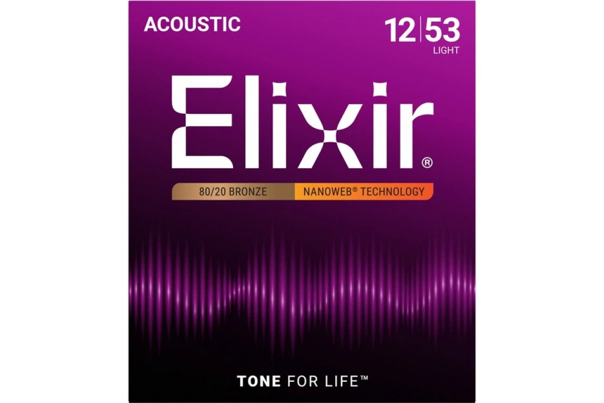 Струни для акустичних гітар ELIXIR AC NW L