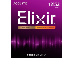 Струни для акустичних гітар ELIXIR AC NW L