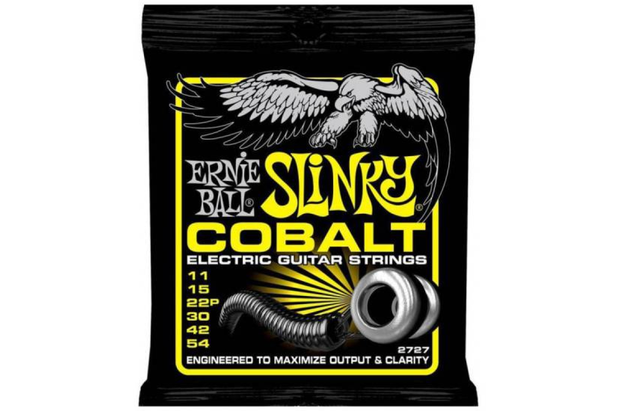 Струни для електрогітар ERNIE BALL 2727 Cobalt Slinky Electric Guitar Strings 11/54