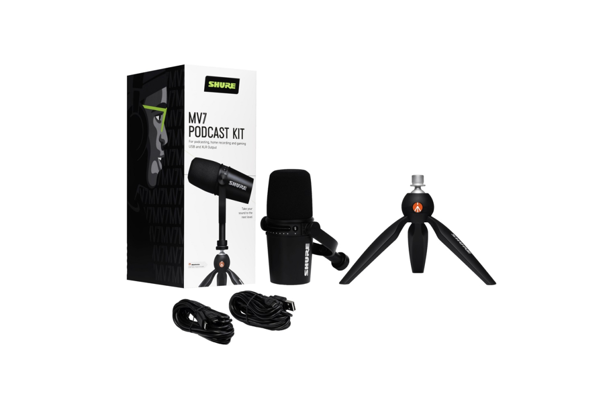 Микрофон SHURE MV7+-K-BNDL