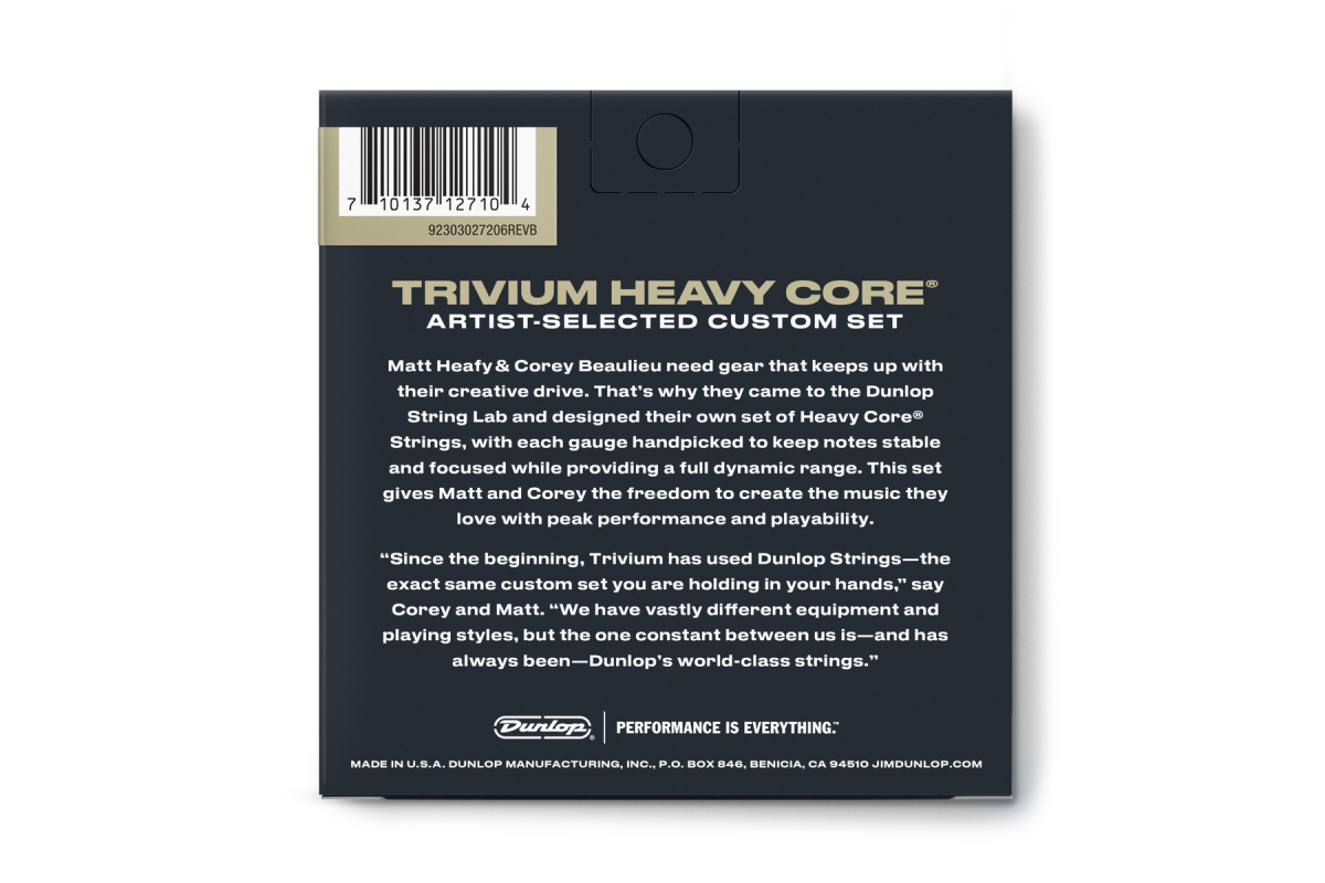 Струны для электрогитар DUNLOP TVMN1052 Trivium Nickel Wound