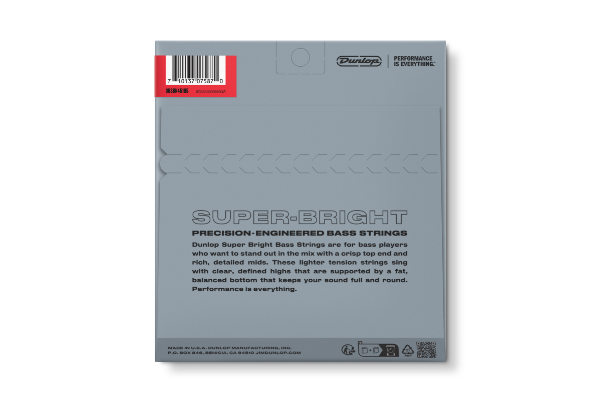 Струни для бас-гітар DUNLOP DBSBN45105