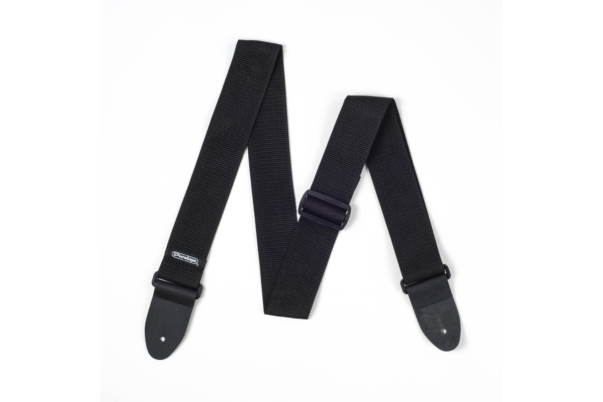 Ремінь гітарний DUNLOP D07-01BK Poly Strap Black