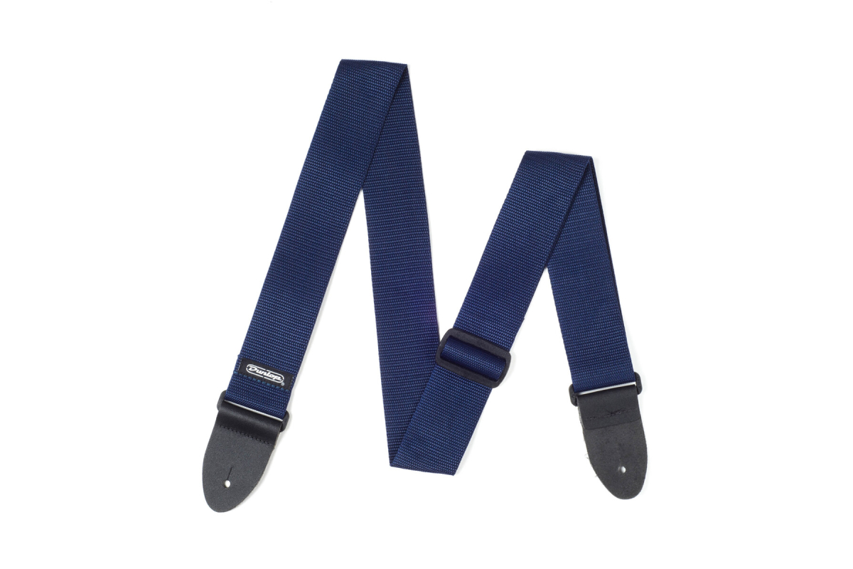 Ремень гитарный DUNLOP D07-01NV 2" Poly Navy Blue