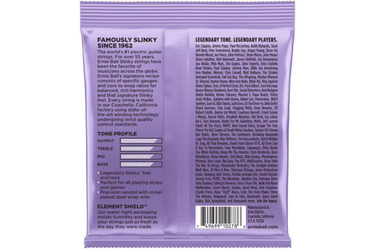 Струни для електрогітар ERNIE BALL 2227 Ultra Slinky Nickel Wound 10/48
