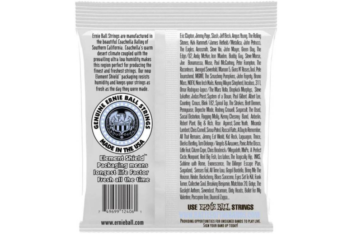 Струни для класичних гітар ERNIE BALL 2406 Ernesto Palla Nylon Black and Silver