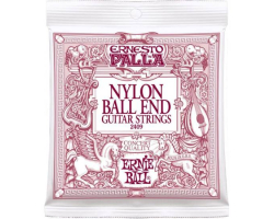 Струни для класичних гітар ERNIE BALL 2409 Ernesto Palla Nylon Black and Gold Classical Guitar Strings (Ball End)