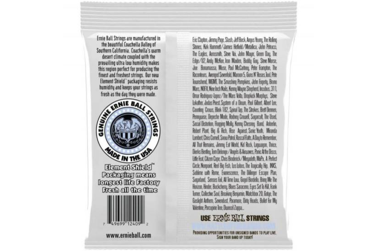 Струни для класичних гітар ERNIE BALL 2409 Ernesto Palla Nylon Black and Gold Classical Guitar Strings (Ball End)