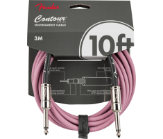 Кабель інструментальний FENDER CABLE CONTOUR SERIES 10' BURGUNDY MIST
