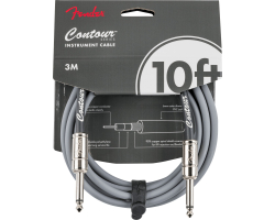 Кабель інструментальний FENDER CABLE CONTOUR SERIES 10' INCA SILVER