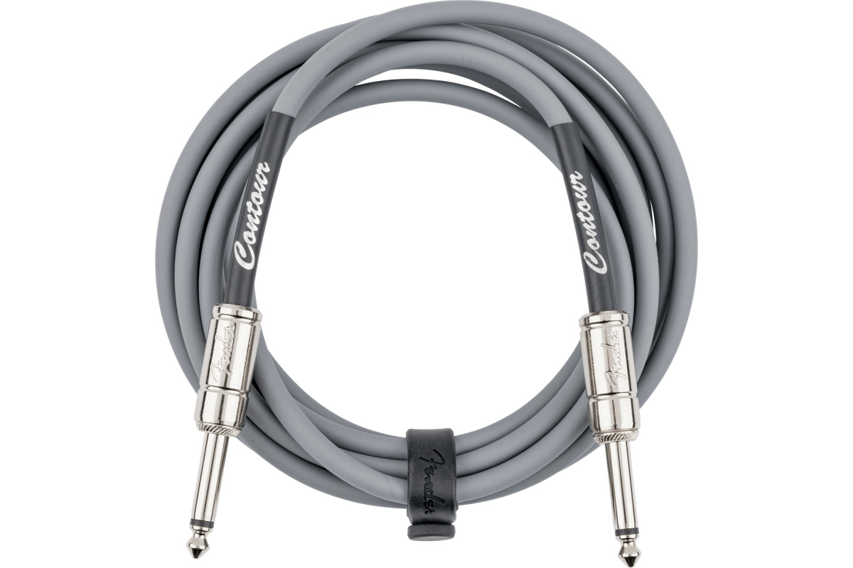 Кабель інструментальний FENDER CABLE CONTOUR SERIES 10' INCA SILVER