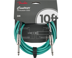 Кабель інструментальний FENDER CABLE CONTOUR SERIES 10' SHERWOOD GREEN