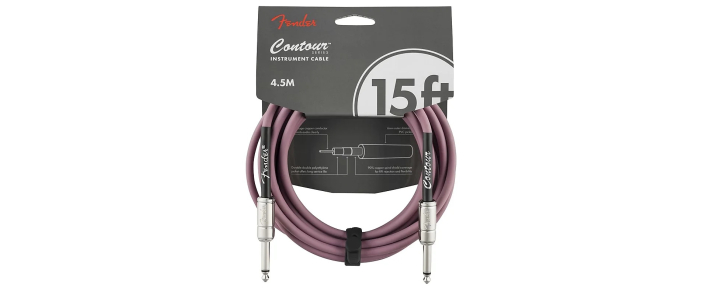 Кабель інструментальний FENDER CABLE CONTOUR SERIES 15' BURGUNDY MIST