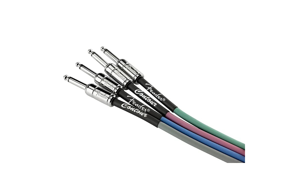 Кабель інструментальний FENDER CABLE CONTOUR SERIES 15' BURGUNDY MIST