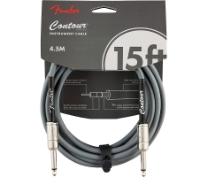 Кабель інструментальний FENDER CABLE CONTOUR SERIES 15' INCA SILVER