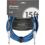 Кабель інструментальний FENDER CABLE CONTOUR SERIES 15' LAKE PLACID BLUE