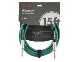 Кабель інструментальний FENDER CABLE CONTOUR SERIES 15' SHERWOOD GREEN