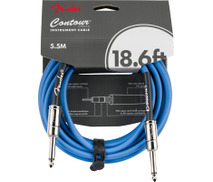 Кабель інструментальний FENDER CABLE CONTOUR SERIES 18.6' LAKE PLACID BLUE