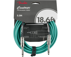 Кабель инструментальный FENDER CABLE CONTOUR SERIES 18.6' SHERWOOD GREEN